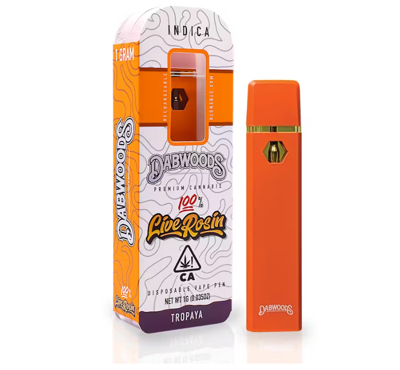 Dabwoods Live Rosin Disposable Vape Pen 1g