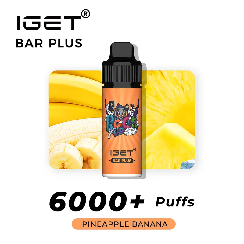 IGET Bar Plus 6000 Puffs – Pineapple Banana